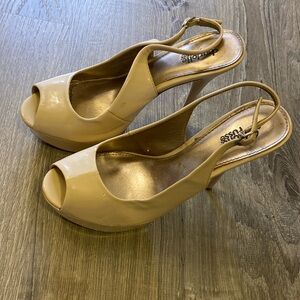 Charlotte Russe cream high heels